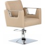 Fotel fryzjerski Kora hydrauliczny obrotowy do salonu fryzjerskiego podnóżek krzesło fryzjerskie Outlet - 2